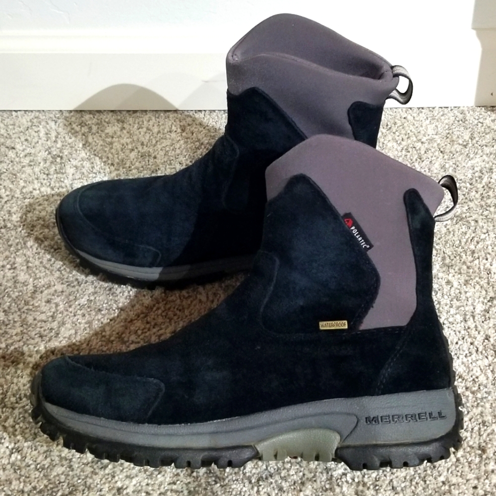 Merrell Dark Gray Winter Boots - Picture 3 of 7
